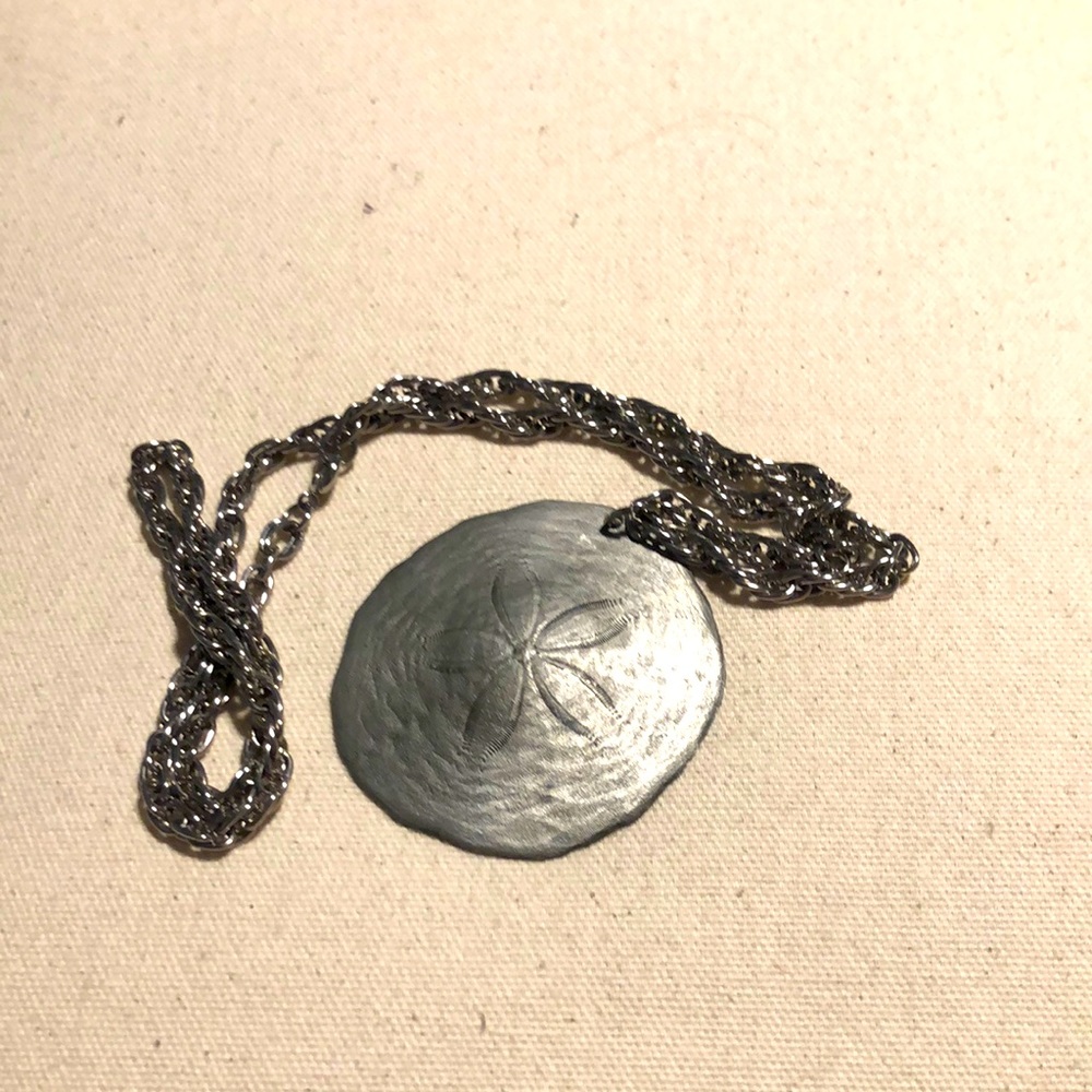 Spectacular pewter necklace